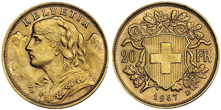 20 francs Suisse